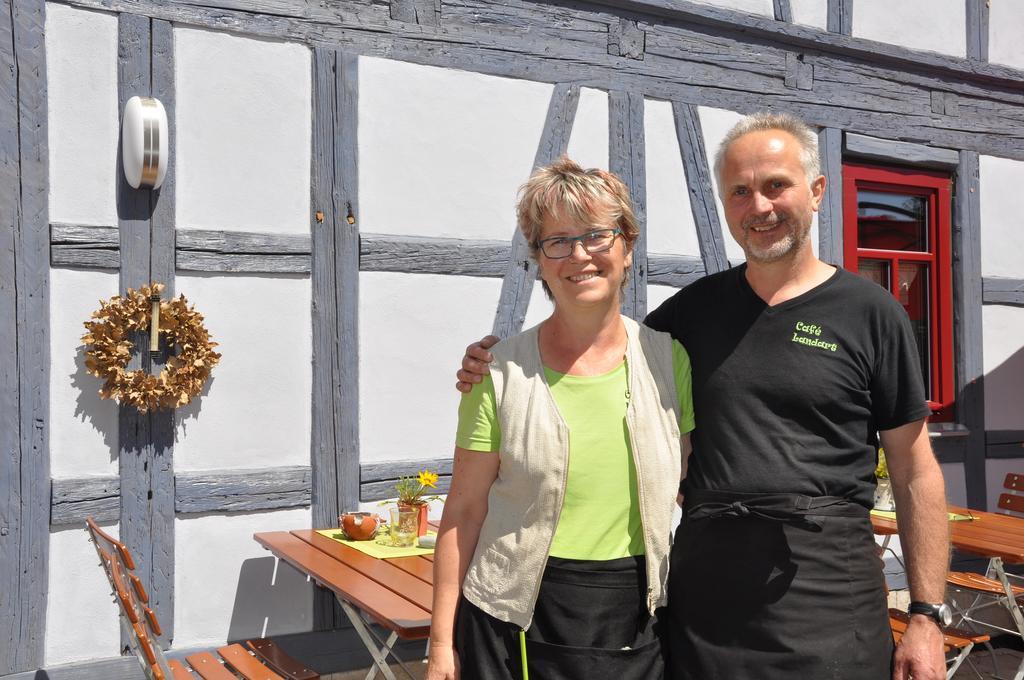 Appartement Café Landart im Thüringer Finistère à Plaue  Extérieur photo