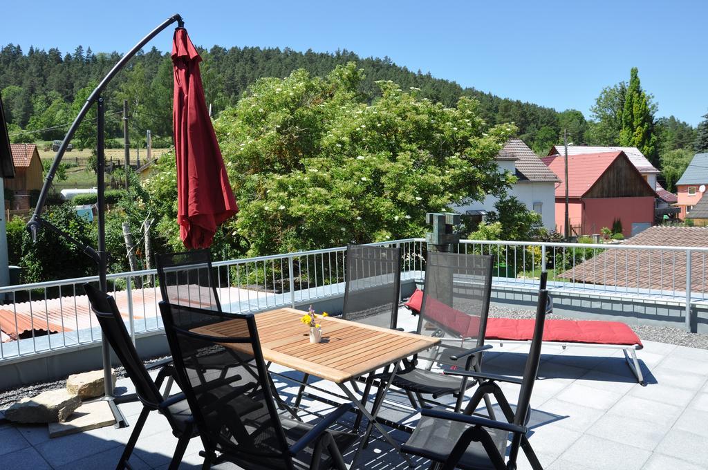 Appartement Café Landart im Thüringer Finistère à Plaue  Chambre photo
