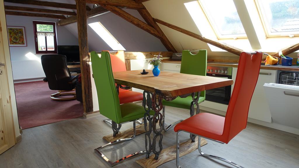 Appartement Café Landart im Thüringer Finistère à Plaue  Extérieur photo